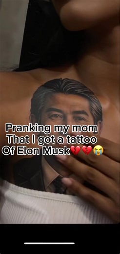 Pranking my Mom that I got a tattoo of Elon musk🤭😭😭😂😂#prankvideo #pranks #africanparents #fyp @PhotoRevive.AI @fayepranks @msrita.revive
