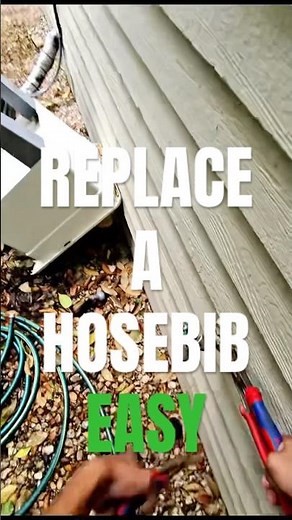 How to replace a hosebib EASY! #diy