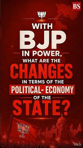 With BJP in power, what are the changes in terms of the political- economy of the state?