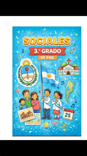 tucuadernillook on Instagram: "📚✨ SOCIALES 3.º GRADO – 55 PÁGINAS ✨📚 Un material completo, claro y didáctico para trabajar los contenidos fundamentales de Ciencias Sociales en tercer grado, con teoría desarrollada, ejemplos concretos e ilustraciones que facilitan la comprensión. Incluye: 👨‍👩‍👧 La familia y sus cambios a lo largo del tiempo 🏫 La escuela, la comunidad y la convivencia 🏘 El barrio y la localidad 🌆 Espacios urbanos y rurales 🗺 Croquis, planos y referencias espaciales ⏳ Pasa