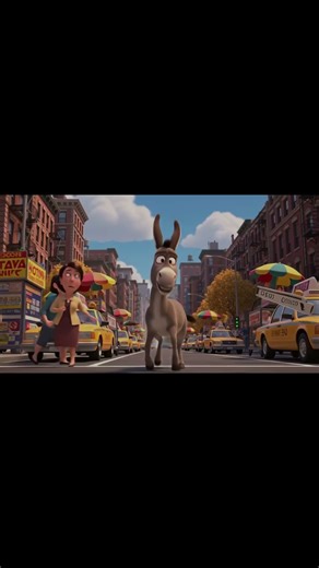 “Donkey vs Man in New York — The Kick Nobody Saw Coming! 😂”