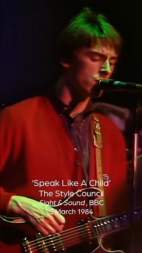 The Style Council performing 'Speak Like A Child' live at Goldiggers, Chippenham. Remastered in HD.