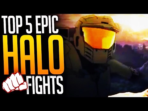 Top 5 Epic Fights in Halo Cutscenes and Animations!