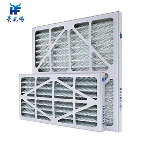 [Hot Item] Customized Frame Pleated Panel Filter with Metal Mesh AC Furnace Merv6merv8merv11merv13