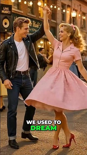 Why every 1950s dance looked like a scene from a movie 🎸💫 #1950s #nostalgia #americana #50sstyle