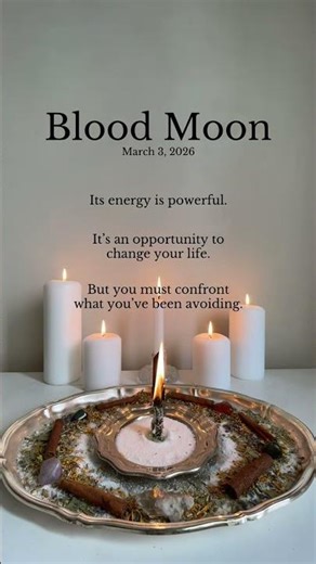 The Blood Moon lunar eclipse carries intense energy.