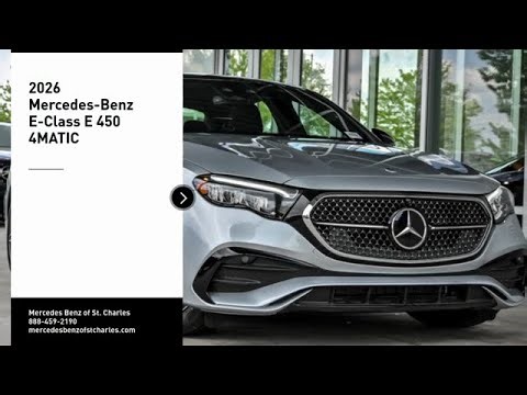 2026 Mercedes-Benz E-Class E 450 4MATIC St. Charles IL 26354