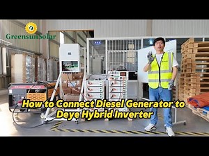 💡How to Connect Diesel Generator to Deye Hybrid Inverter❓