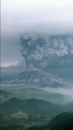 Mount St. Helens Mega Eruption in 4K • 15-Mile Pyroclastic Cloud • Cinematic Nature Video