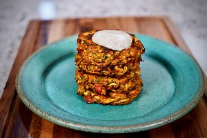 Vegan Zucchini Fritters - The Whole Food Plant Based Cooking Show