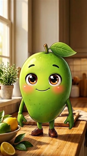 The Green Shield: How My Vitamin C Powers Up Your Body! 🥭🛡️ #fruit #loveyourgut