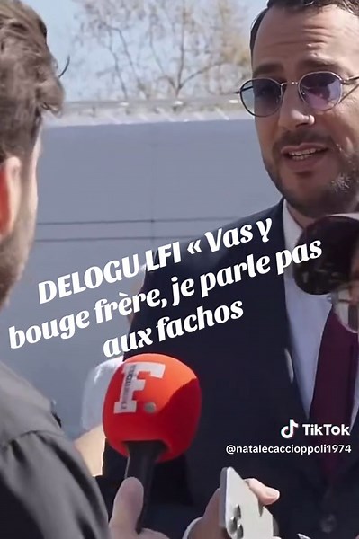 DELOGU LFI encore dans toute sa splendeur « Vas y bouge frère, je parle pas aux Fachos… » Scandaleux @Jordan Bardella #jordan #rn #pourtoii #france
