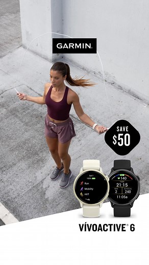 More ways to move is always a good thing. vivoactive 6 is now $50 off! | Garmin