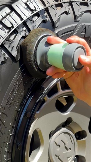 The Future of Tire Shine Application is Here! Introducing the Flow Tire Applicator: • Built-in reservoir: holds your favorite tire shine, so you don’t waste a drop. • Controlled flow pump: eliminates overspray, streaks & drips. • Hands & Driveway Stay Clean: no more stained concrete or greasy fingers. • Precise Coverage: applies evenly around curves & sidewalls. • Reusable & Compatible: works with any liquid tire shine you already use | ExoForma