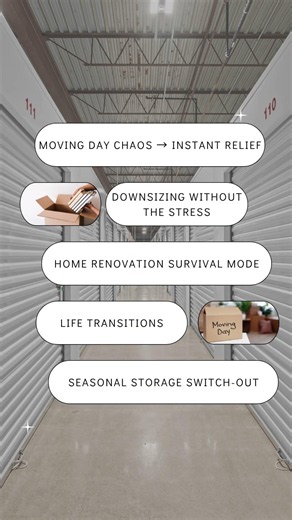 Self storage = life made easier 📦✨