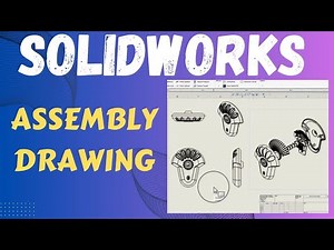 How to Add Assemblies to SolidWorks Drawings - SolidWorks Drawing Tutorial