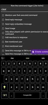 COMANDO DE APAGAR MENSAGENS NO BOT DESIGNER FOR DISCORD