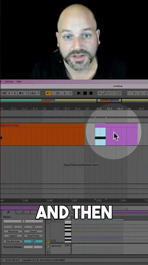 MIDI Clip Magic: Set Notes & Trigger Stop/Jump in Ableton Live! #shorts