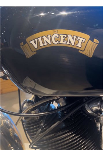 The Vincent black shadow, hard to believe this bike is from 1951, #powersports #barbermotorsportspark #motorcycle #vincent #fun