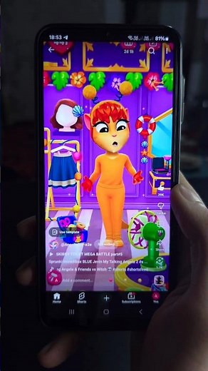 Sprunki Laranja Oren My Talking Angela 2 #sprunki #sprunkioren #oren #mytalkingangela2