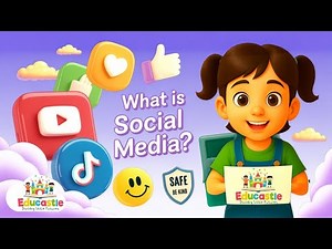 What Is Social Media? | Online Safety Tips for Kids | Safe Internet Use Explained for Children"