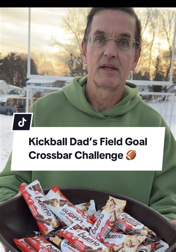 Kickball Dad's Kinder Bueno Crossbar Challenge