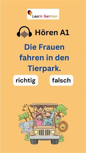 A1 Listening Practice | Übung 4 | Slow & Clear German | Anfänger