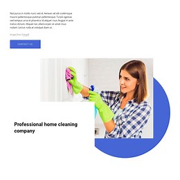 Professional home cleaning company - Website Template by Nicepage