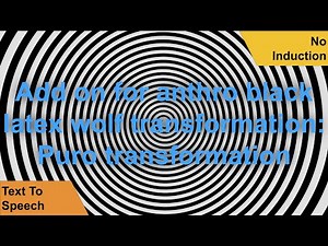 Add on for anthro black latex wolf transformation: Puro transformation hypnosis (no induction)