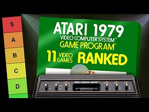 Atari 1979 ULTIMATE Atari 2600 Tier List - ALL '79 VCS GAMES RANKED