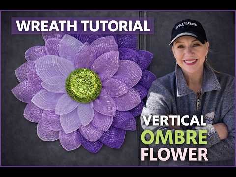 Learn How to Make a Beautiful Ombre Flower Wreath | KIT014,015,016,017