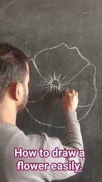 How to draw a flower step by step.#howto #draw #flower #niceflower #tutorial #easy #learn #drawing