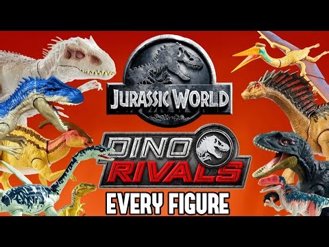 EVERY Single Jurassic World Dino Rivals Figure Released By Mattel
