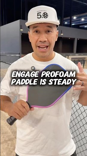 Engage Profoam paddle is steady #pickleball