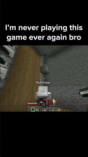 Minecraft Gravel Moment