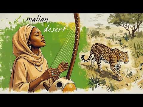 Malian Kora Instrumental • Peaceful Melodies & African Café Music for Relaxing Vibes
