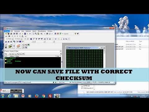Checksum correction with WinOLS