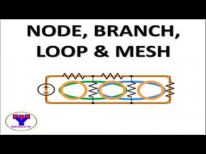 Node, Branch, Loop and Mesh with Example| Basic circuit terminology