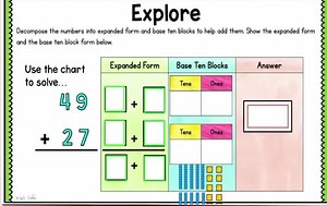 Adding Using Base 10 Blocks