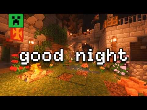 🌙 don’t fight it… just fall asleep (minecraft rain, thunder & cozy ambience) #minecraft