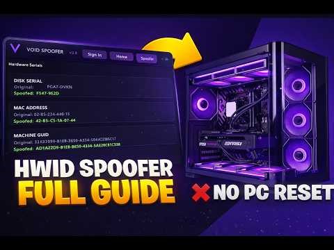 HWID Spoofer FULL Unban Guide - Unban Yourself From ANY Game!