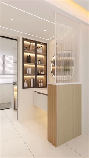 JKL | Trusted Interior Design Pune on Instagram: "Washroom renovation kesa lga 💫📩 #interiordesign #decor #home #jklinterior #livingroom"