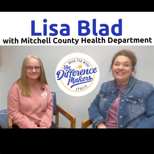 🎙️ Made for More is back — and we’re starting 2026 strong! 🎙️ After the holiday break, Made for More returns with stories that remind us why serving others matters. Leading off our new year lineup is Lisa Blad, a true example of what it means to live a life of purpose. For 30 years, Lisa has specialized in caring for individuals on both ends of life’s journey through the Mitchell County Health Department, offering hope, dignity, and unwavering support to those who need it most. Her story is on