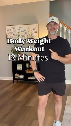 Get up and get moving!!! Here’s a quick body weight workout. #fitness #bodyweightworkout #homeworkout #workoutmotivation | Kris Dobbs