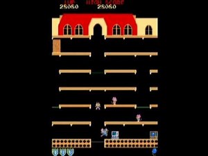 Mappy - Arcade - Playthrough