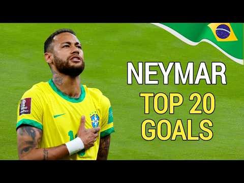 Neymar Jr - Top 20 Legendary Goals For Brazil
