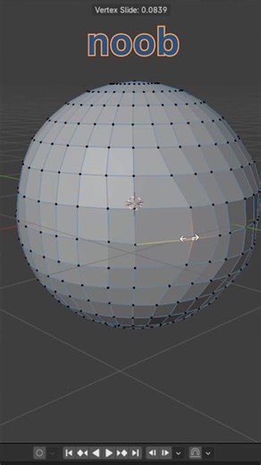 How to fix Spherical Edge Flow in blender | Modelling tip #blender #3dmodeling #tutorial #short