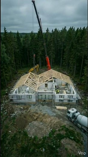 Minimalist Forest House — Ground Up Construction🏗️🔥