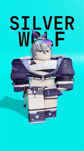 AniShift on Instagram: "Silver Wolf Cosplay,Stellaron Hunter,Silver Wolf Hair,HSR Silver Wolf,Honkai Roblox"