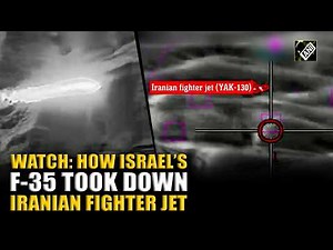 Watch: Israeli military releases video showing how it took down Iranian fighter jet using F-35